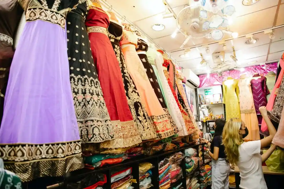Shopping at Meena Bazaar