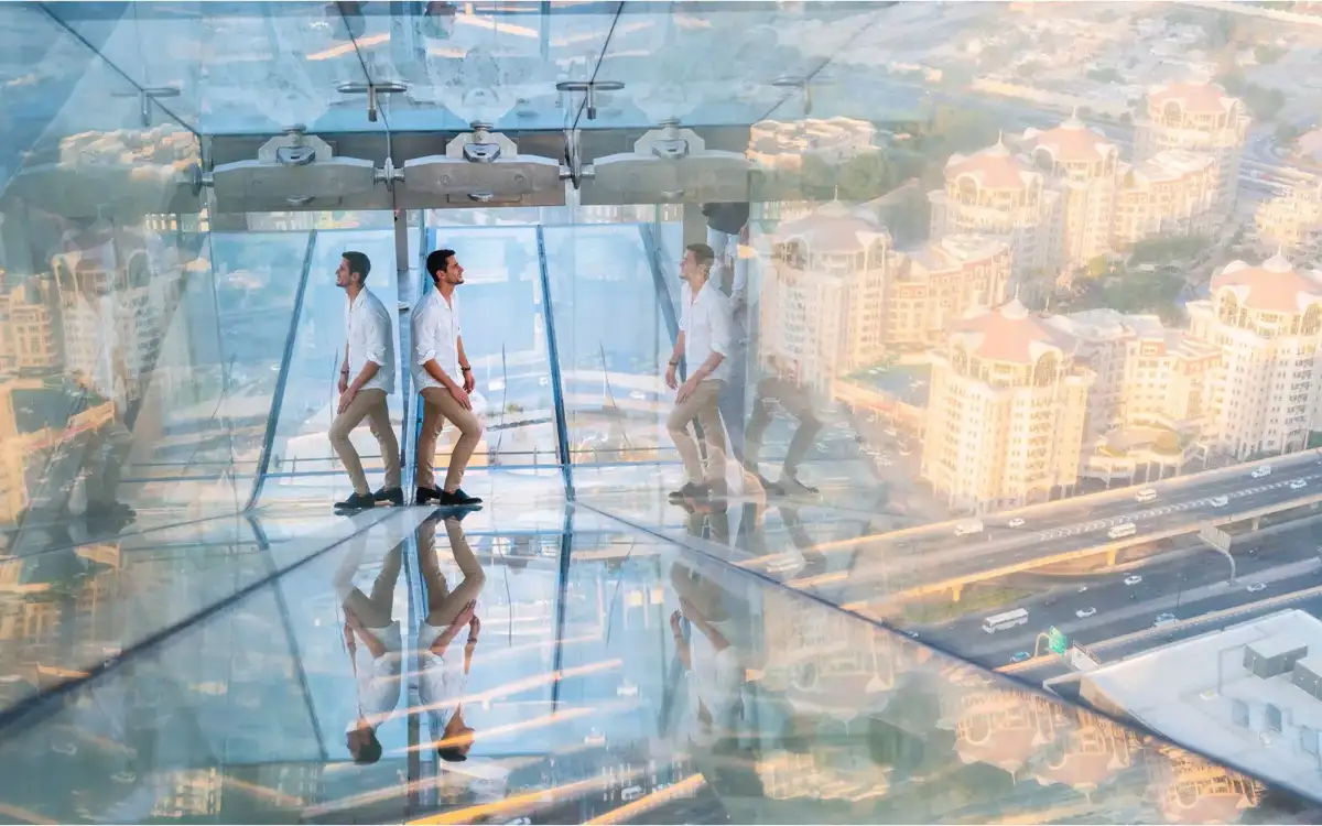 تجربه هیجان_انگیز Edge Walk Dubai