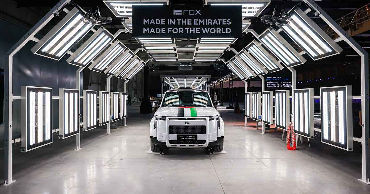 Abu Dhabi Opens the Region's First AI-Driven Vehicle Plant as ROX ADAMAS Rolls Out